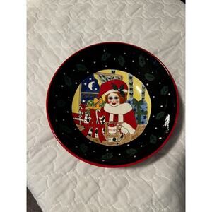 Susan Paley By Ganz Santas Helper Ceramic Bowl